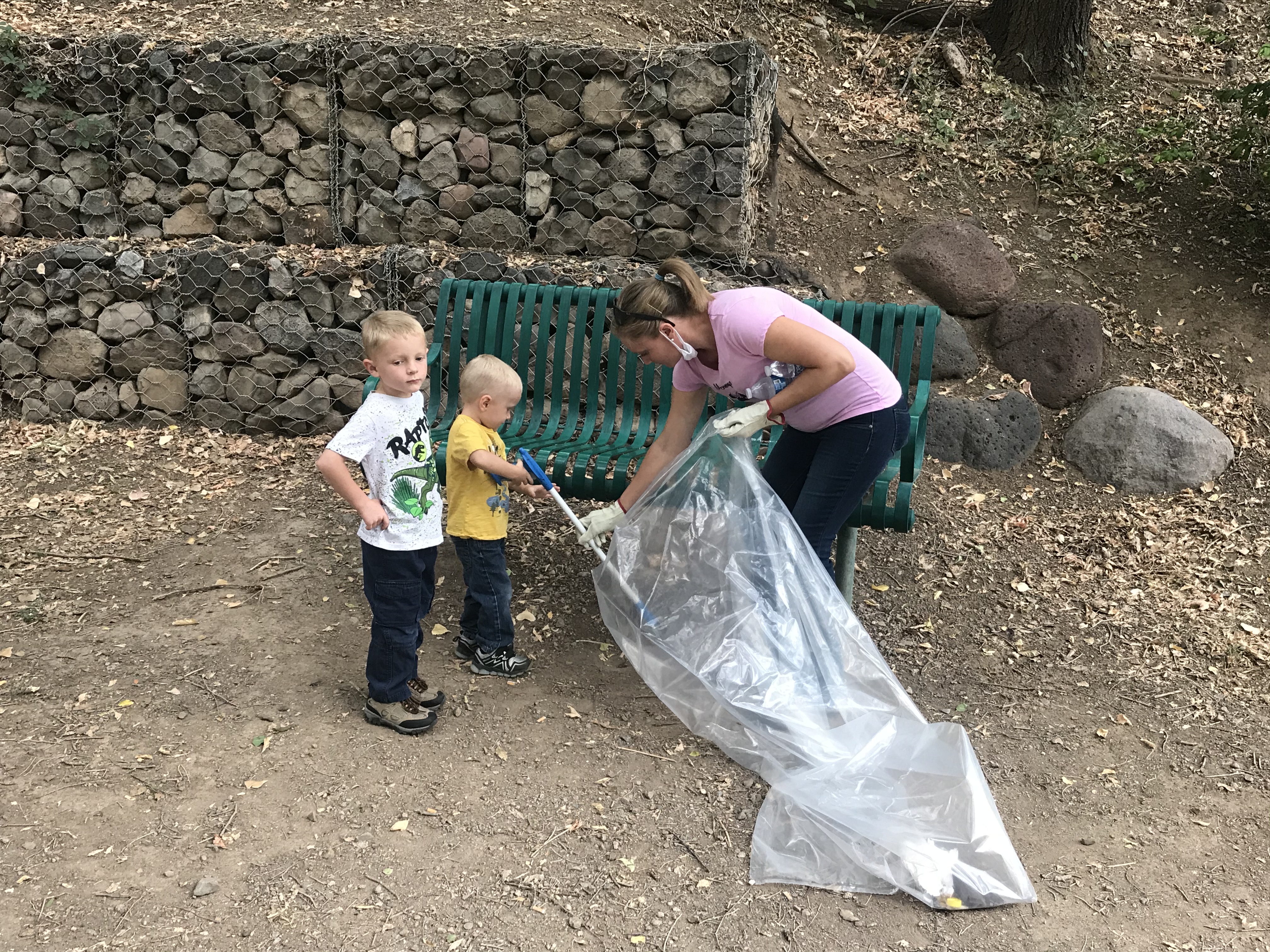 Miners and firefighters join forces for downtown cleanup