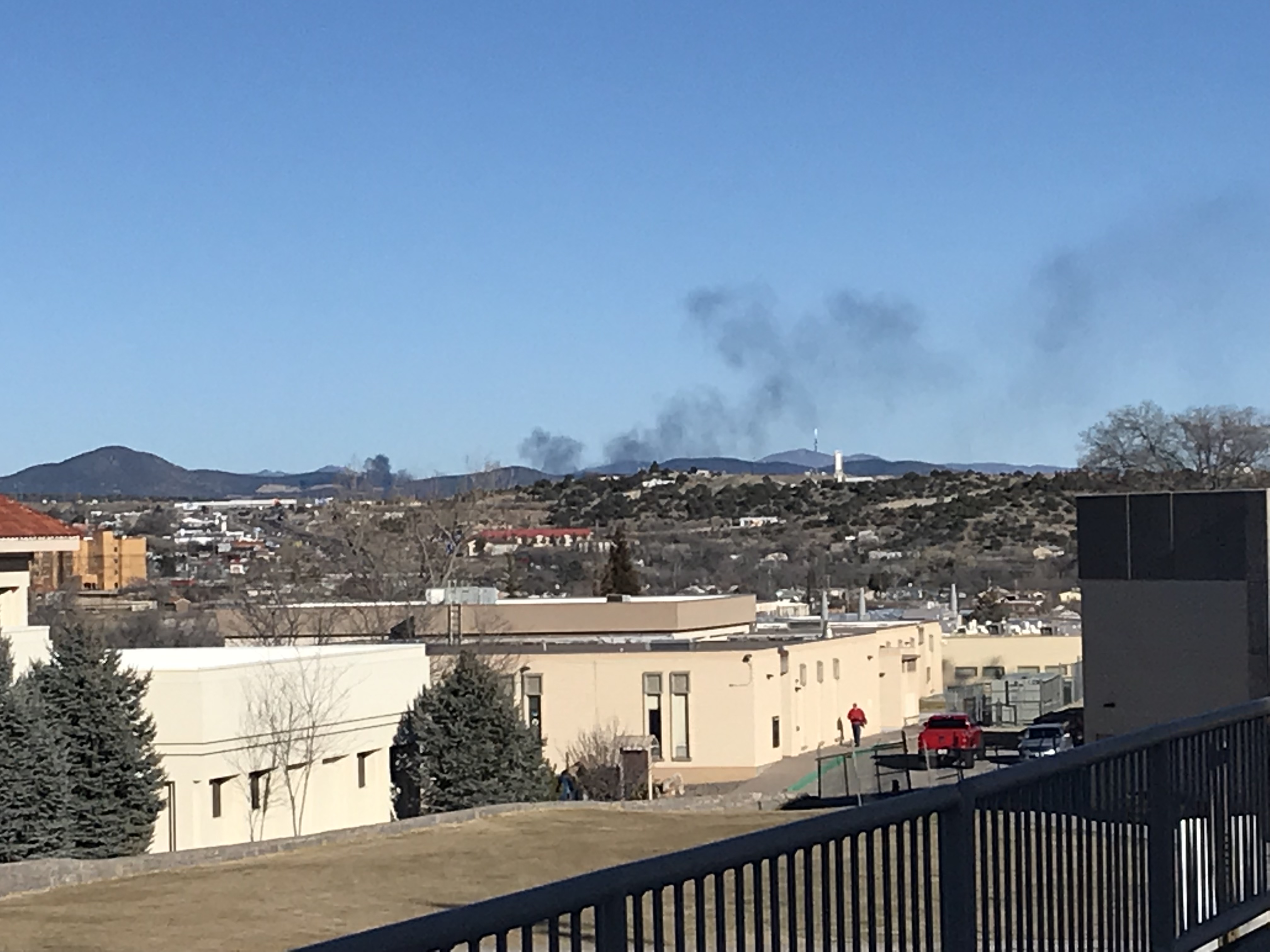 Truck fire causes Saturday smoke