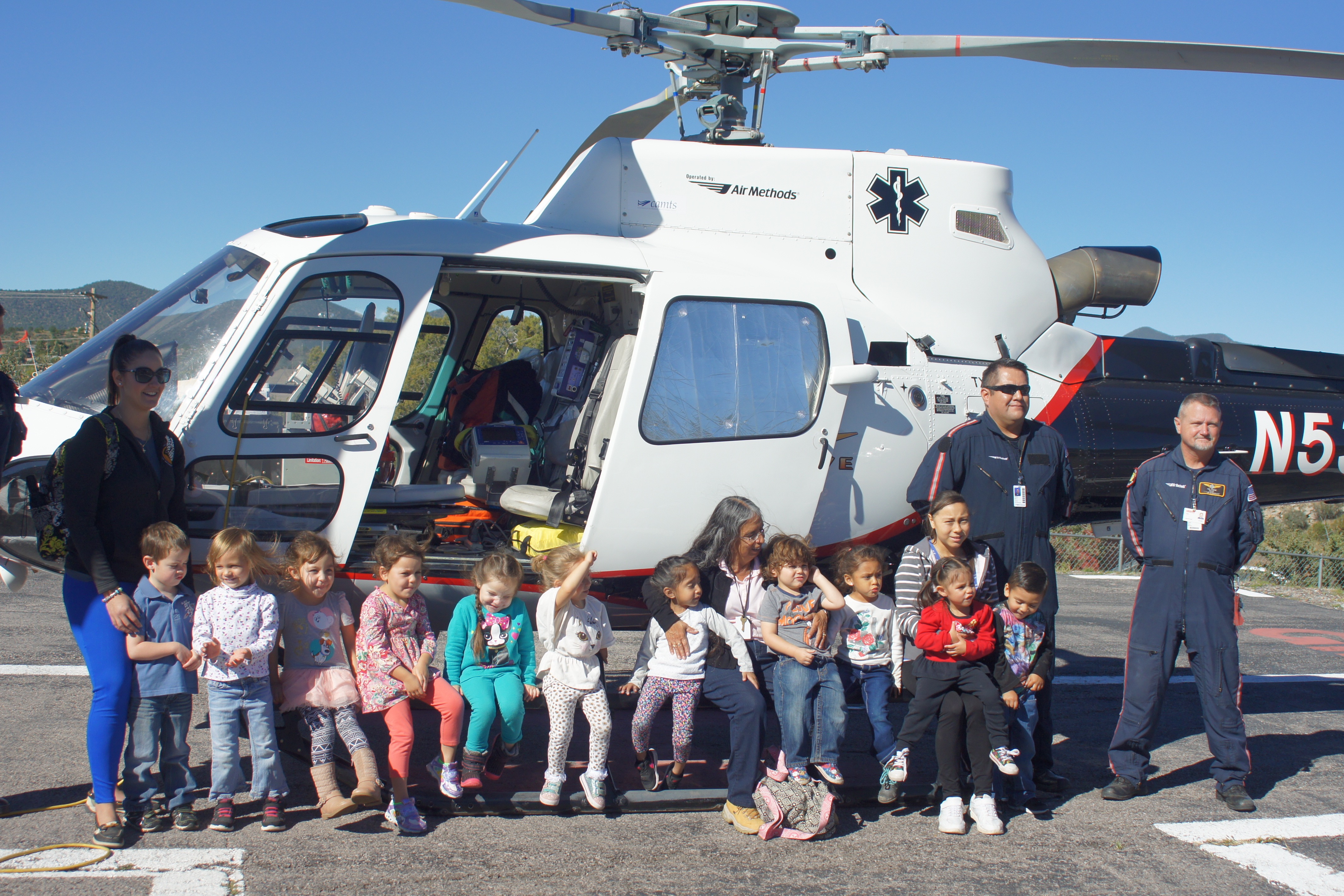Children get a look at emergency services