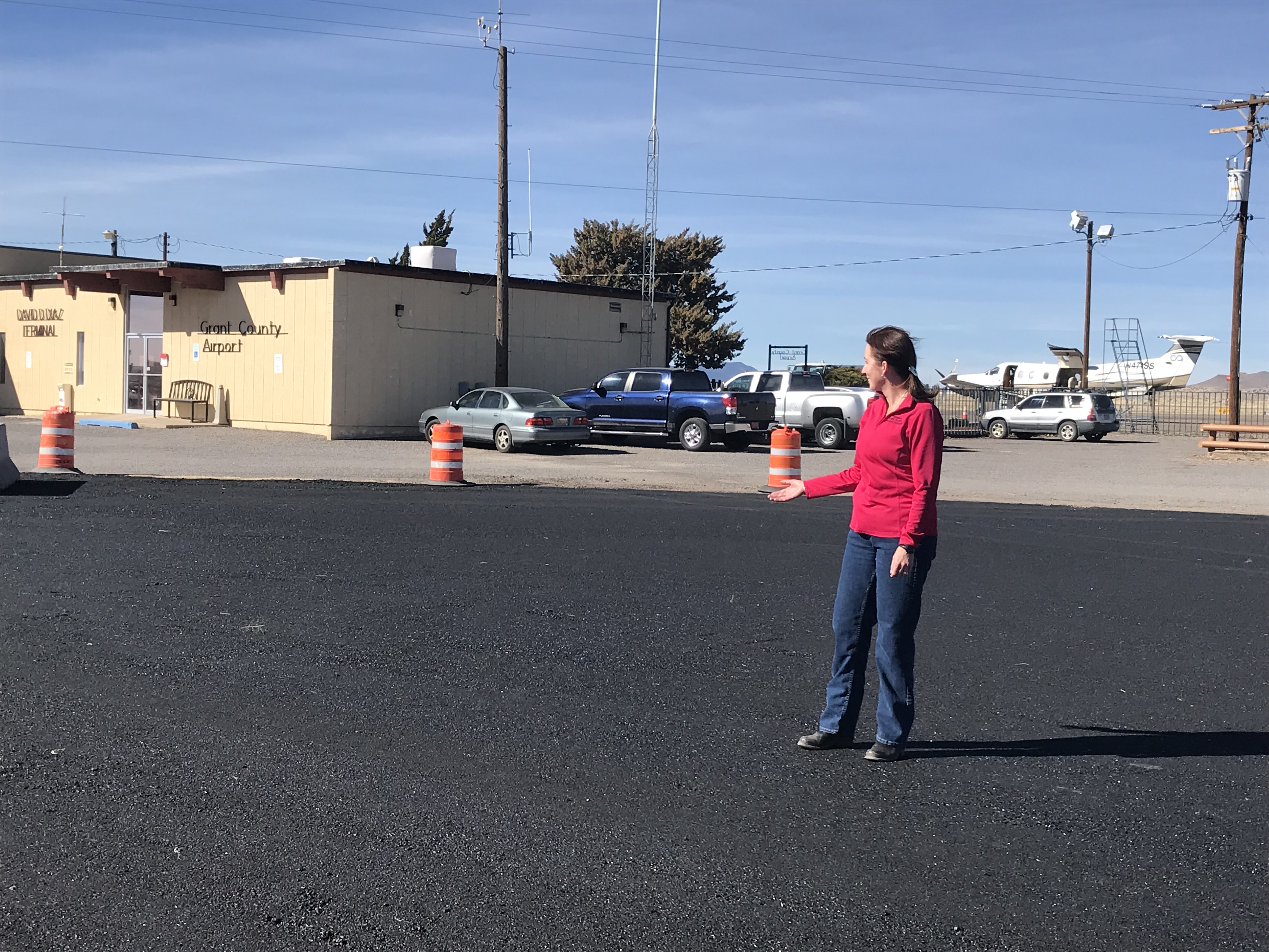 County expands parking at airport