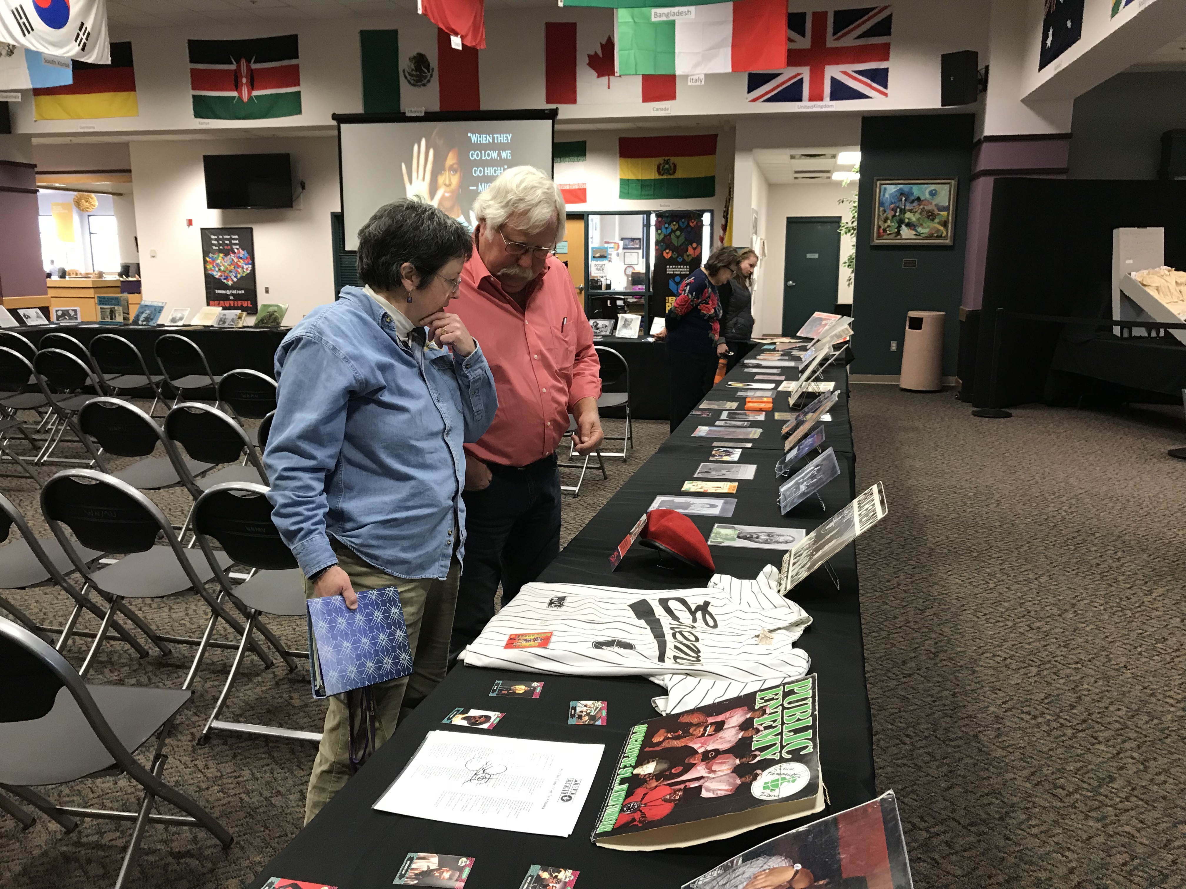 Pres. Trump items stolen from  Black History exhibit at WNMU