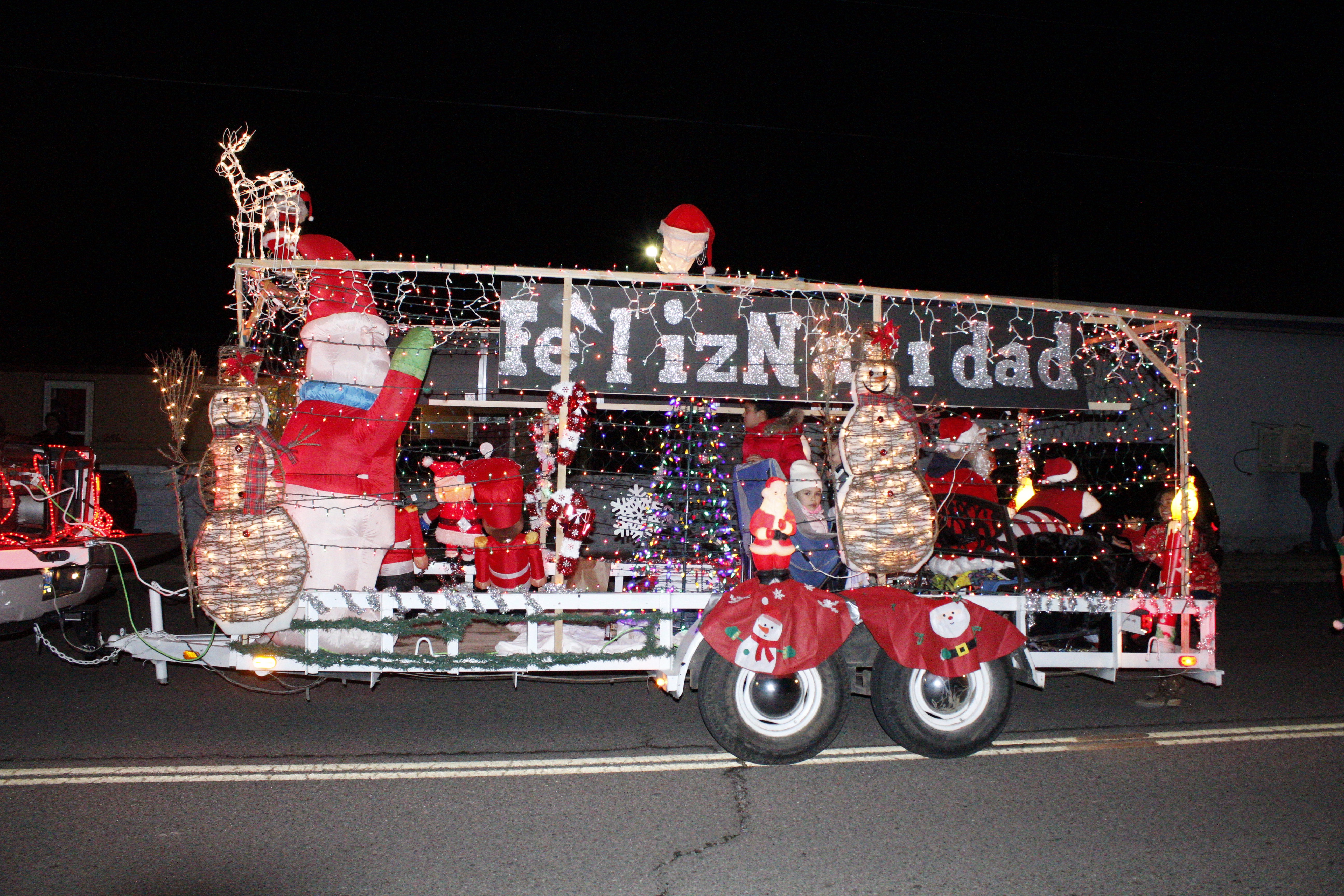 Santa Clara delivers tamales, lighted parade